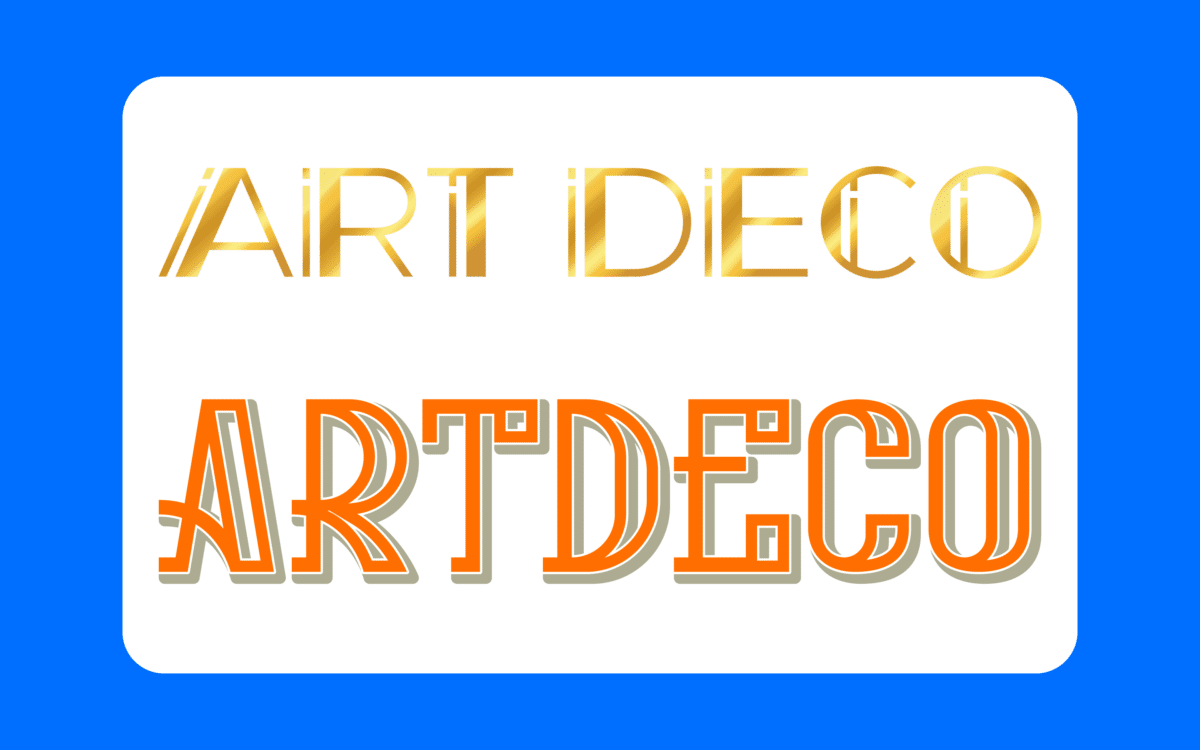 Art Deco Logo Design