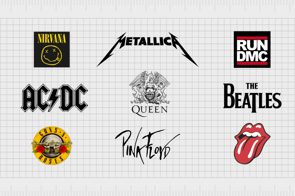 The Best Band Logos Of All Time (Rock To Pop To Rap)