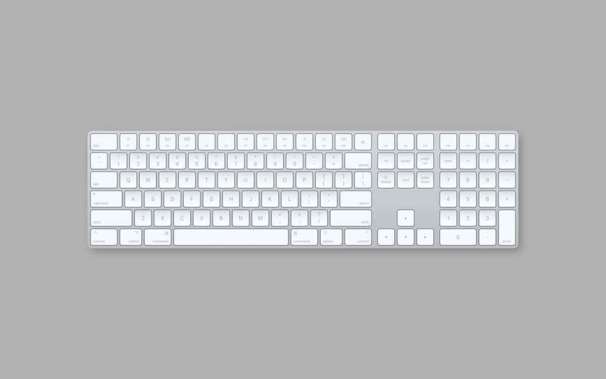 apple keyboard for programming