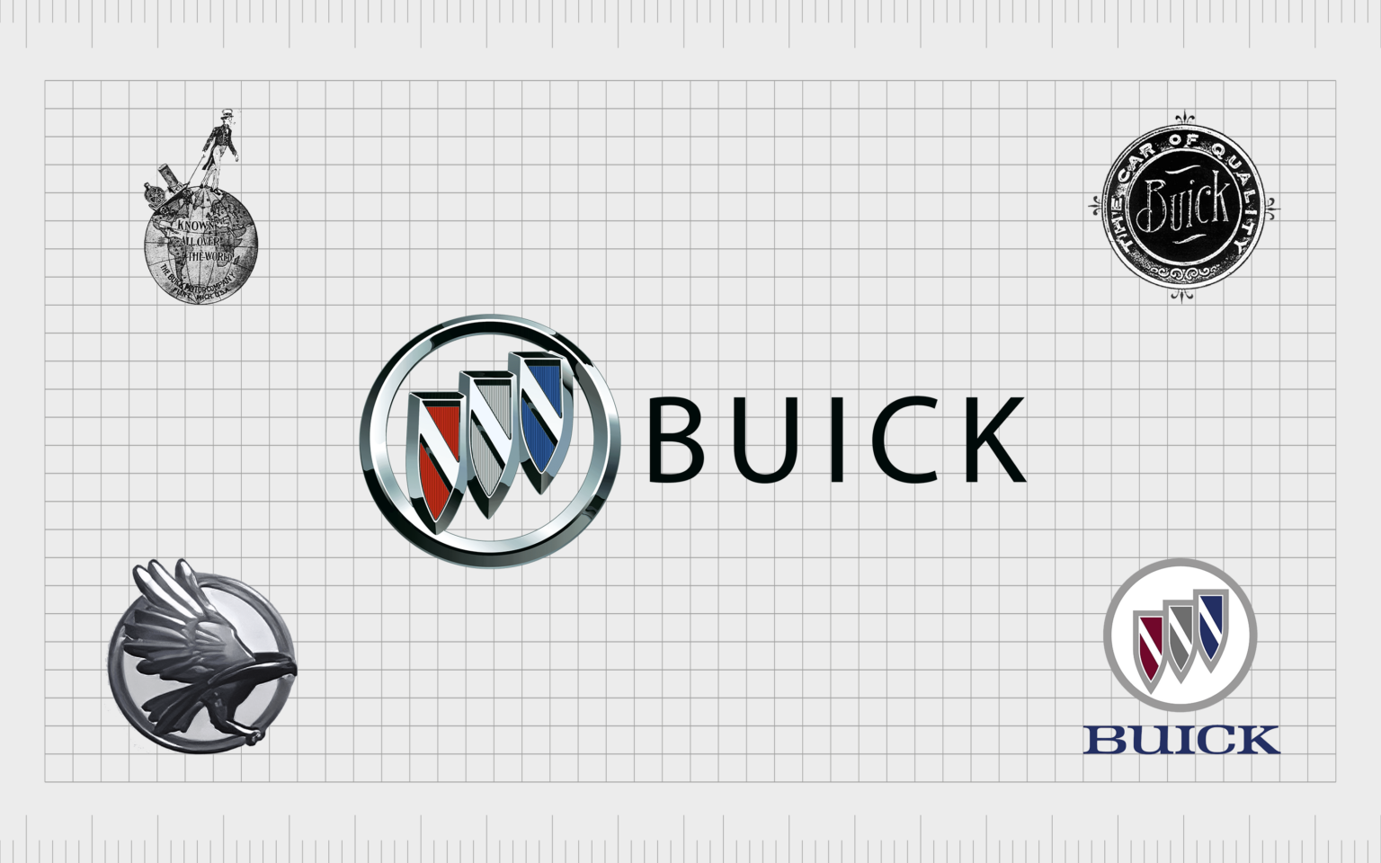 Buick Logo History And Symbol Three Shields Car Logo