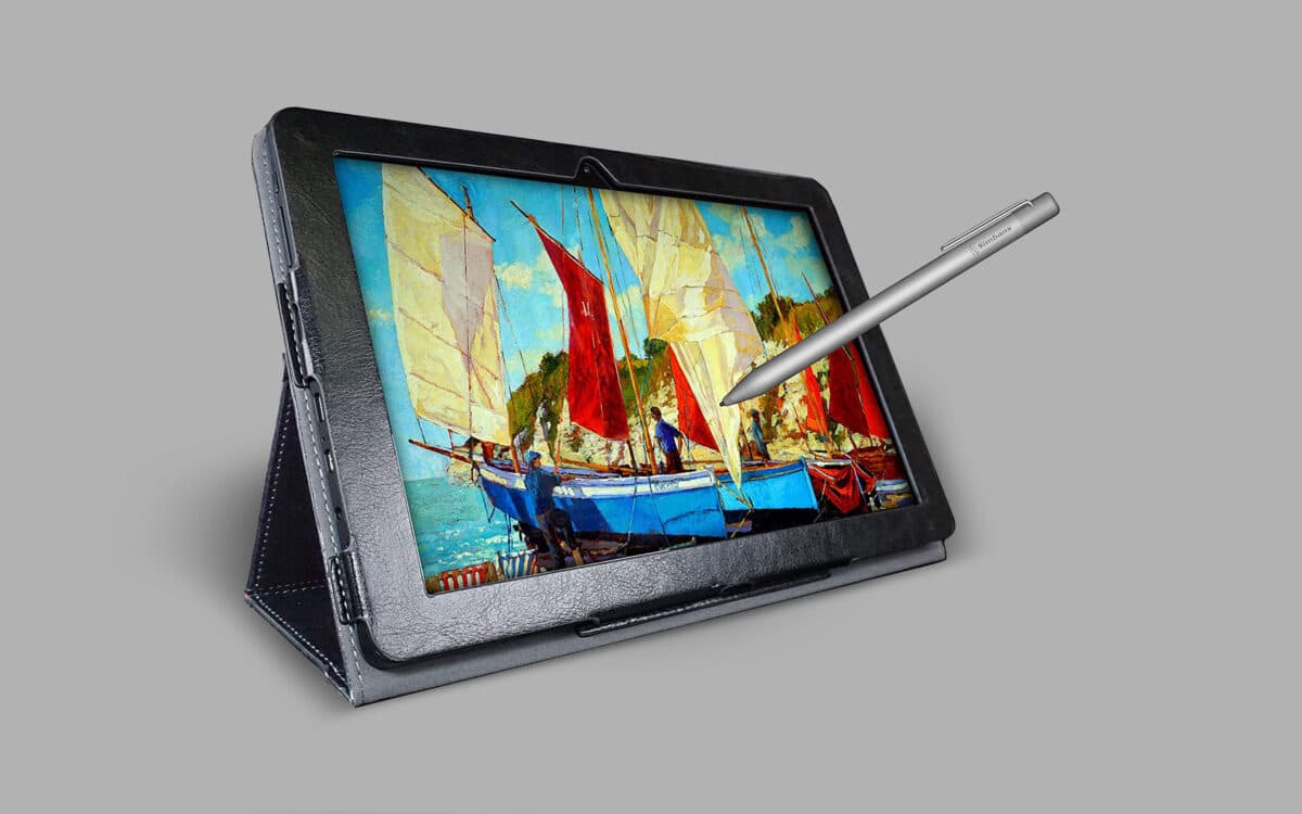 Simbans PicassoTab Standalone Drawing Tablet with Screen [4 Bonus Items]  Styl