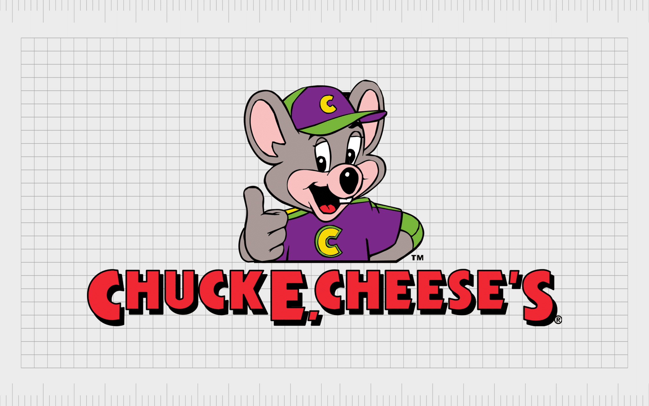 From Mouse To Star The Chuck E Cheese Logo History