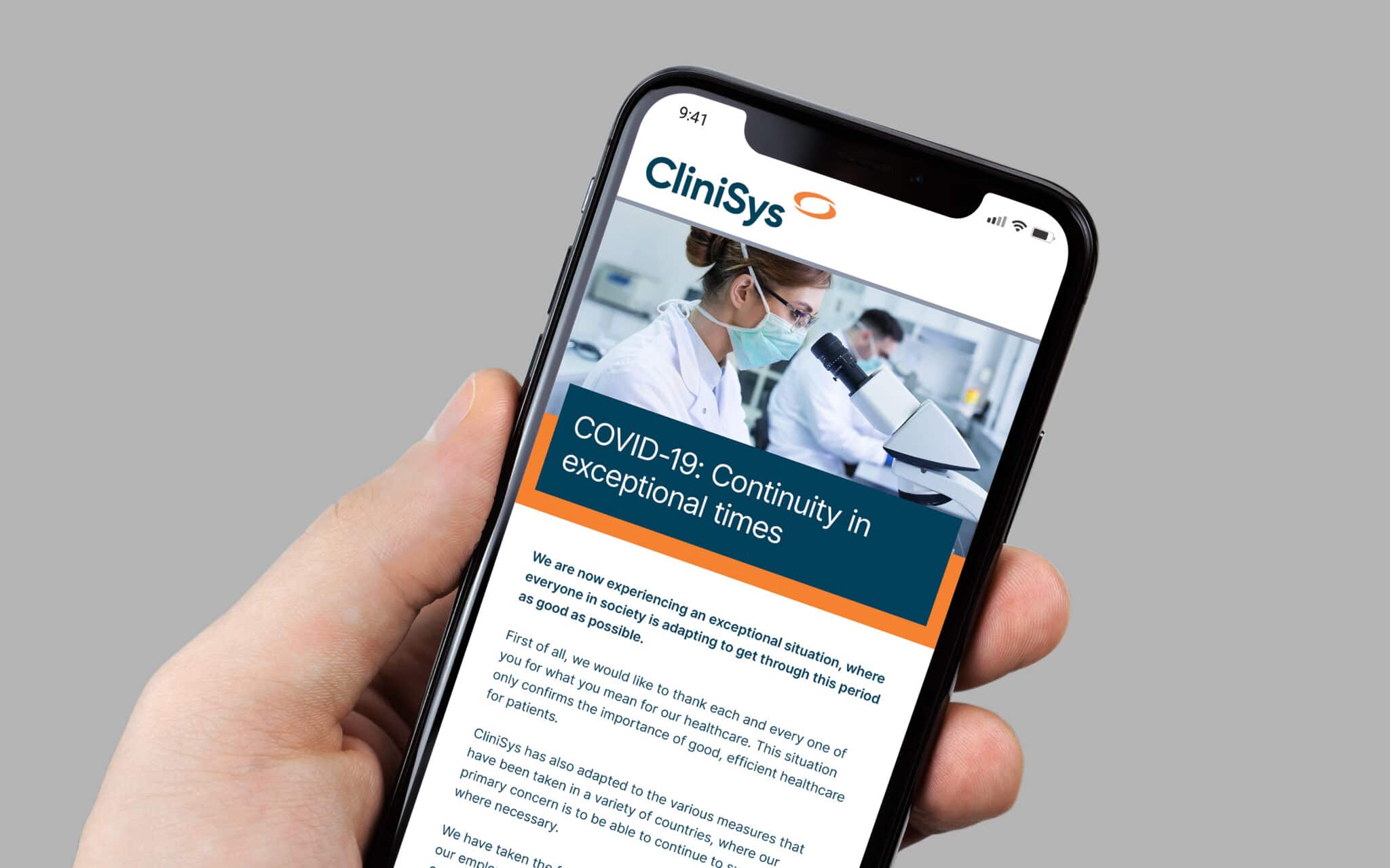 CliniSys Brand Refresh, Website Design & Development By Fabrik London