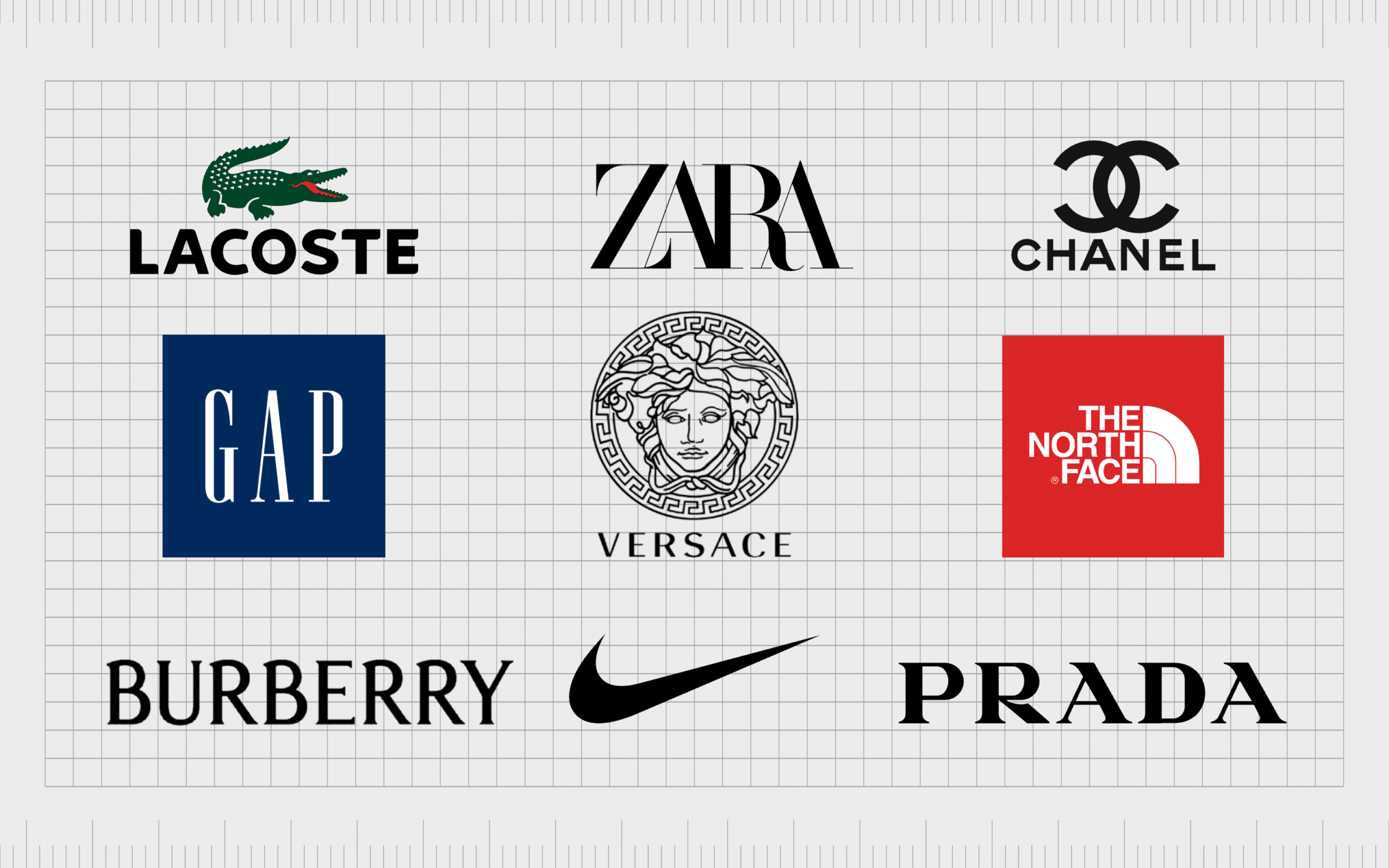 Most Popular Clothing Brand Logos Long Hairstyles - vrogue.co