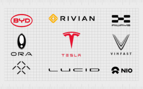 Electric Car Company Logos