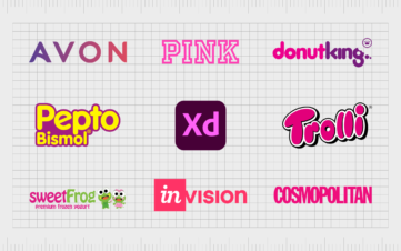 Famous Pink Logos