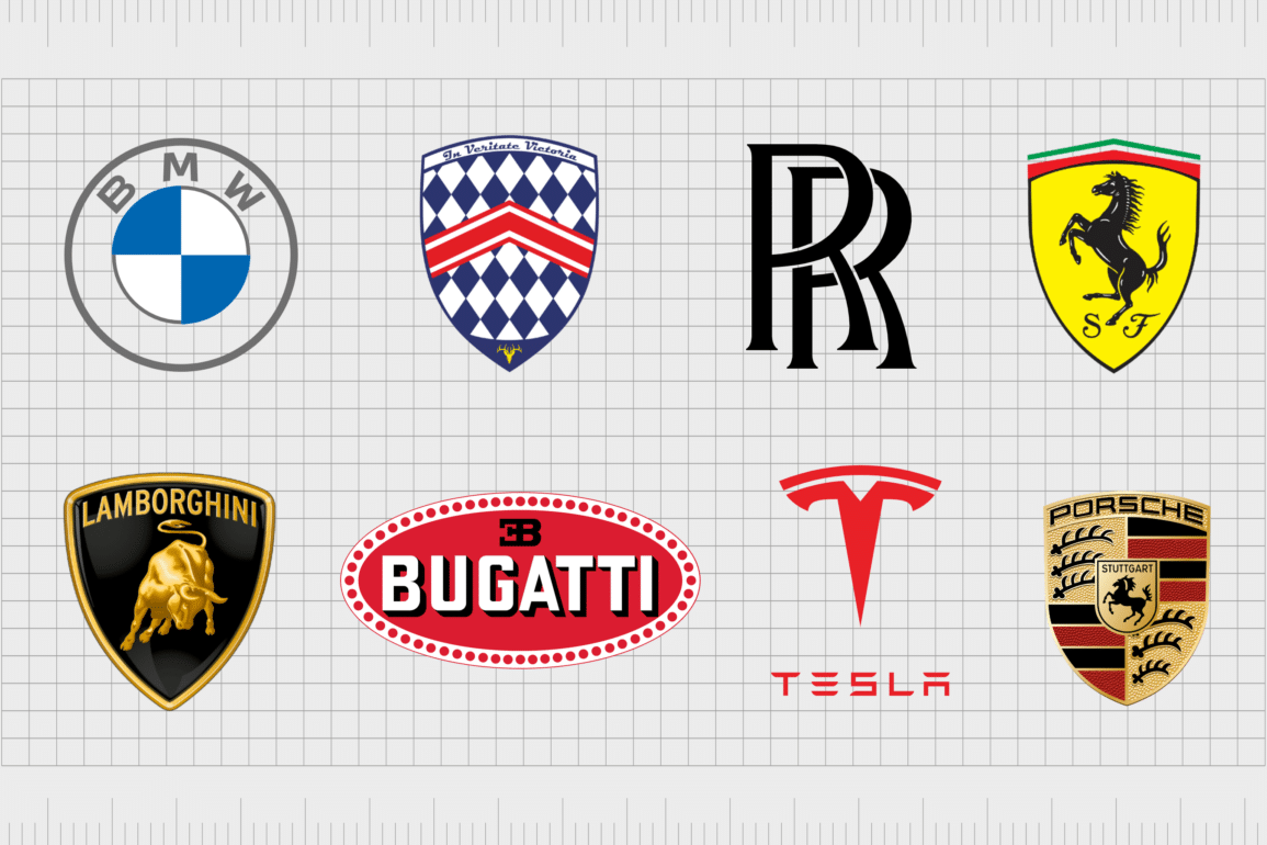 List Of EUROPEAN Car BRANDS Symbols Logos Decal Set, 45% OFF