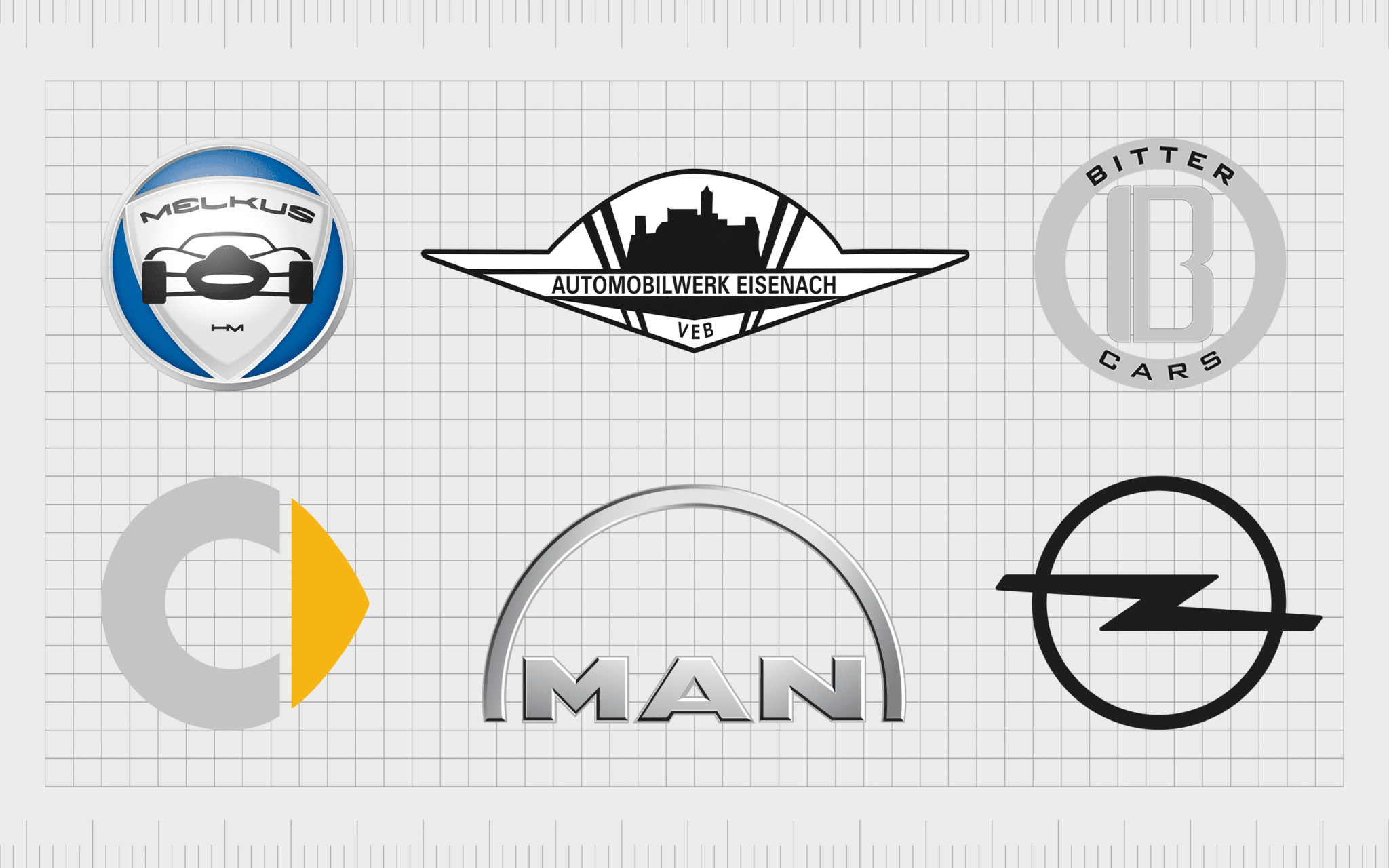 german car brands 1930s logos