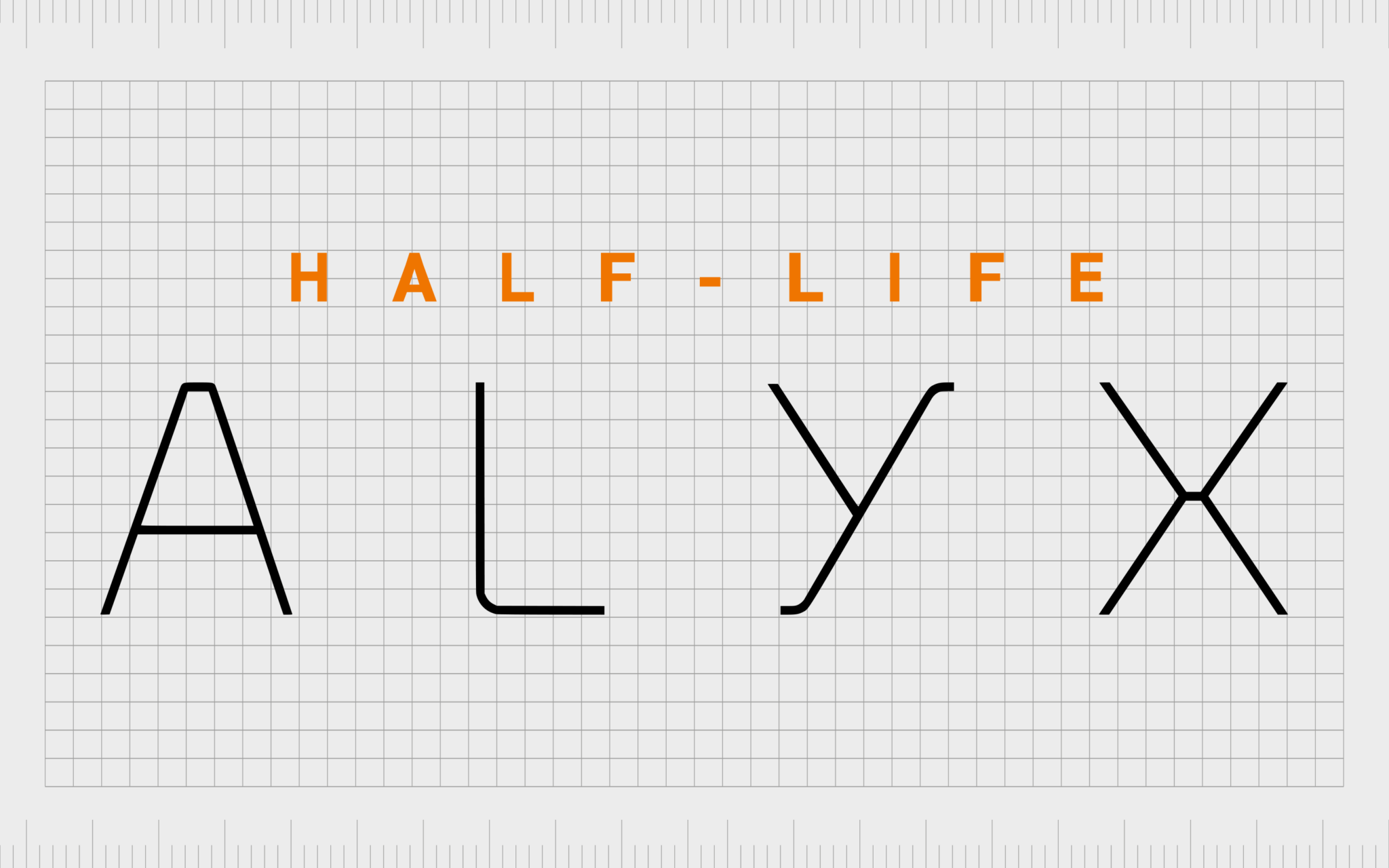 Half-Life Logo History: The Half-Life symbol and meaning