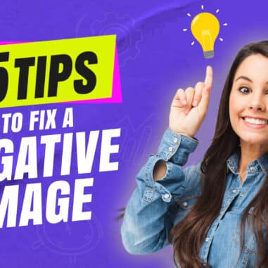 How To Fix A Negative Brand Image