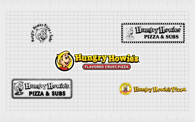 Personalized Hungry Howie's Pizza Logo Yellow And White Hawaiian