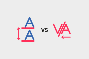 Leading vs Kerning