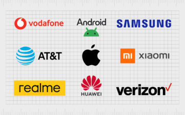 Mobile Phone Company Logos