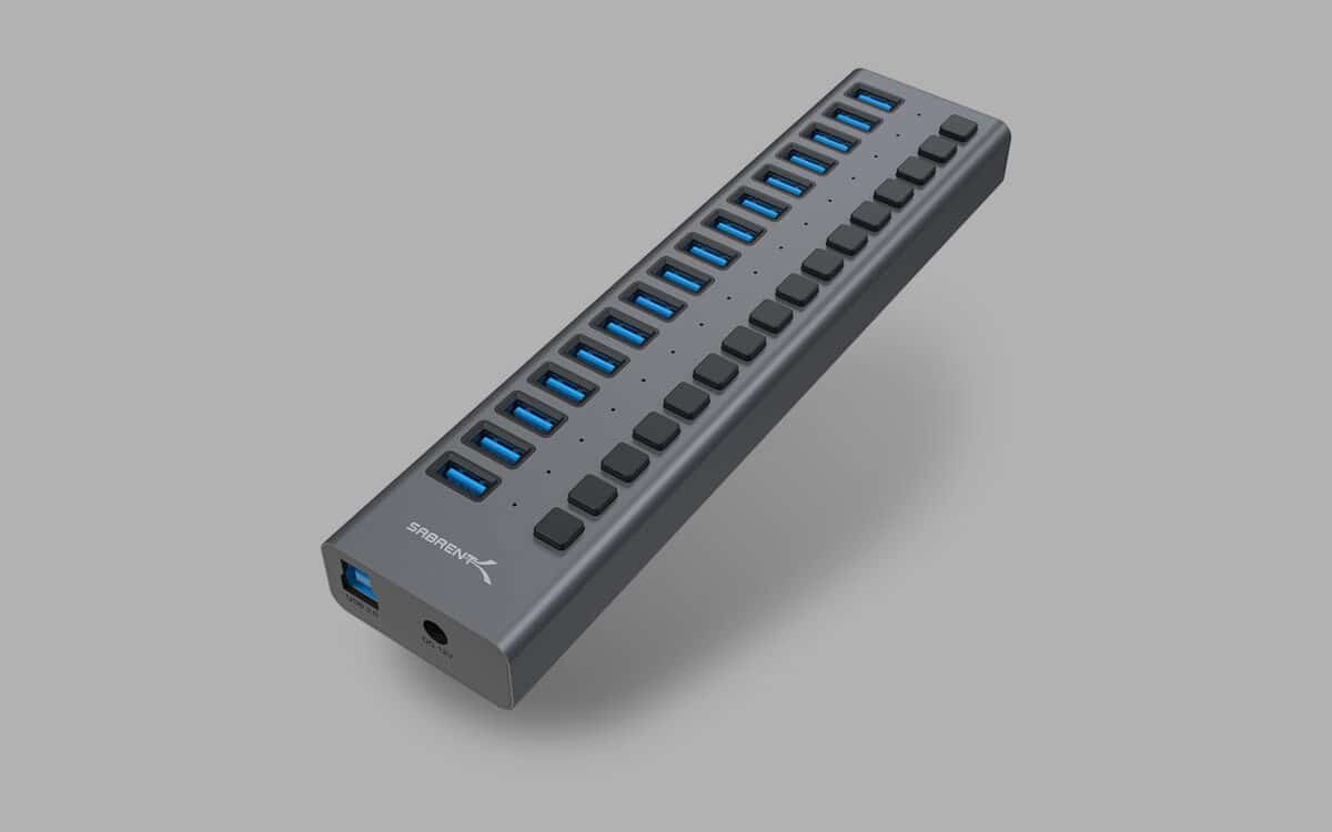 16-Port USB 3.0 Hub and Charger - Sabrent