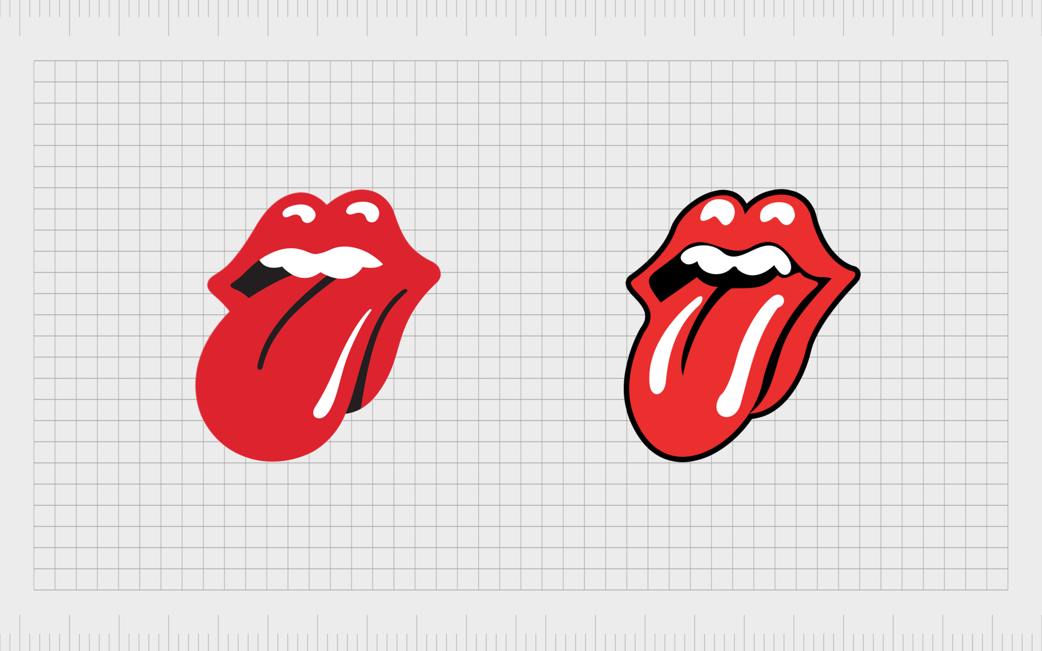 The Rolling Stones Logo Introducing Lips And Tongue Logo 2341