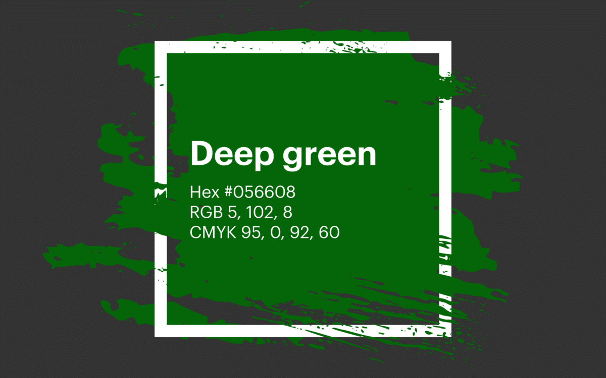 About Deep Bottle Green - Color meaning, codes, similar colors and