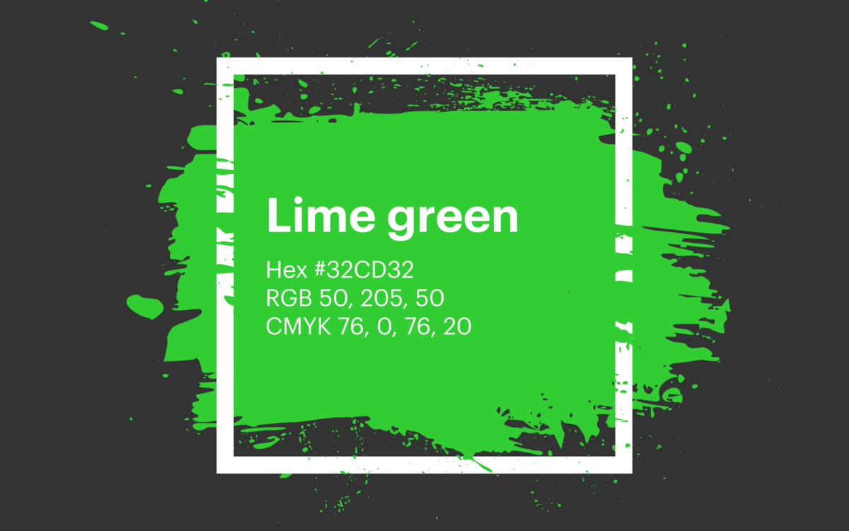 lime green cmyk color code