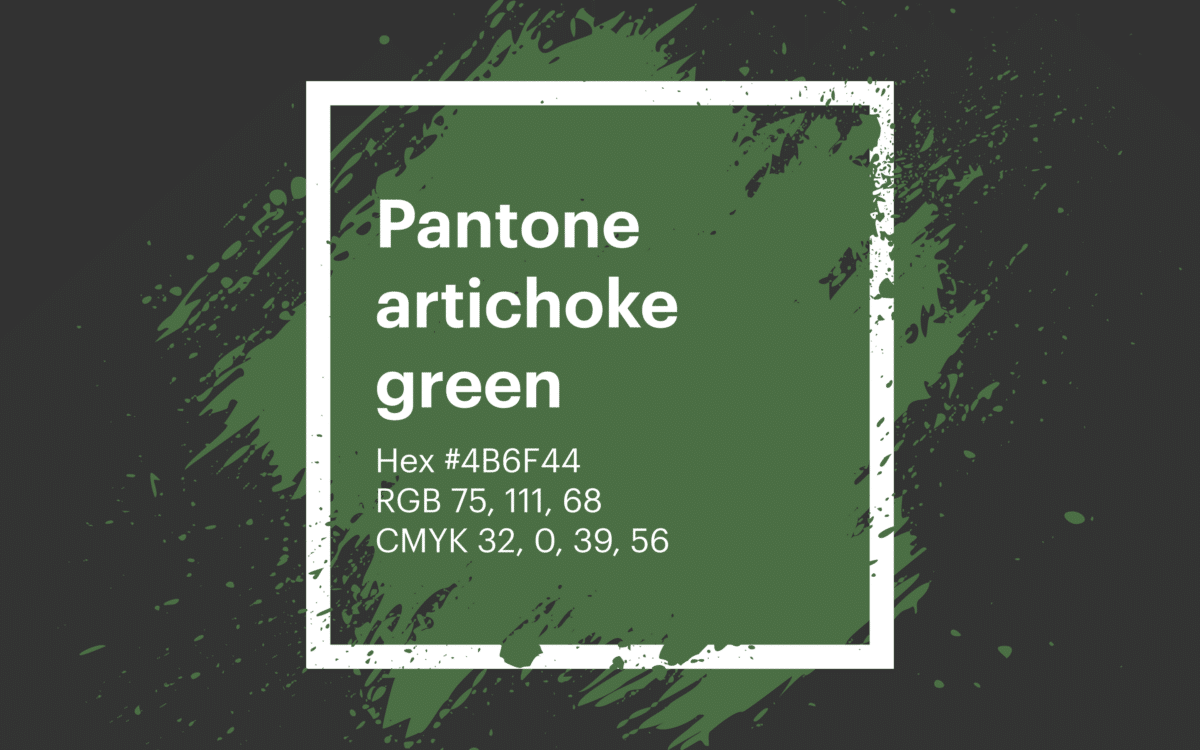 Pantone green shades