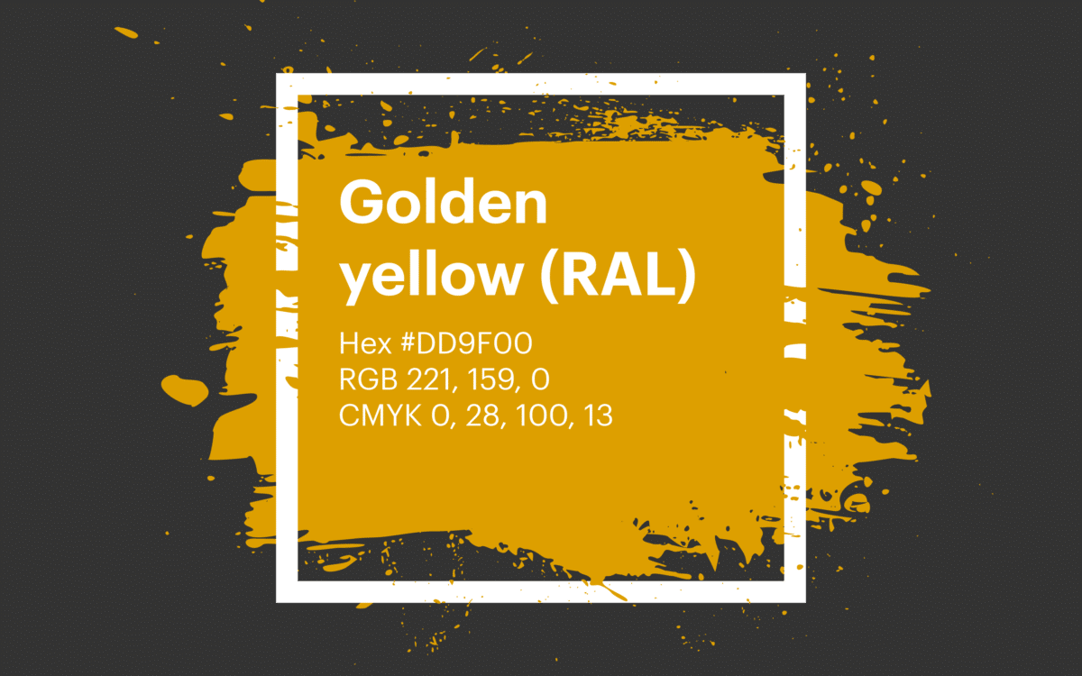 Golden Yellow Color Codes - The Hex, RGB and CMYK Values That You Need