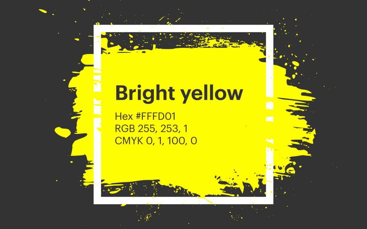 Neon Yellow Color Codes - The Hex, RGB and CMYK Values That You Need