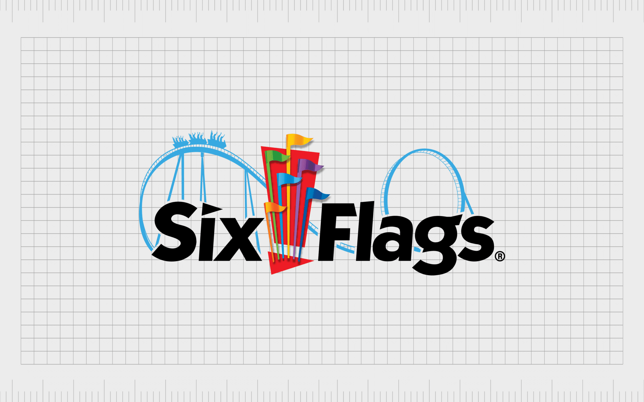 Six Flags Logo Six Flags Logo