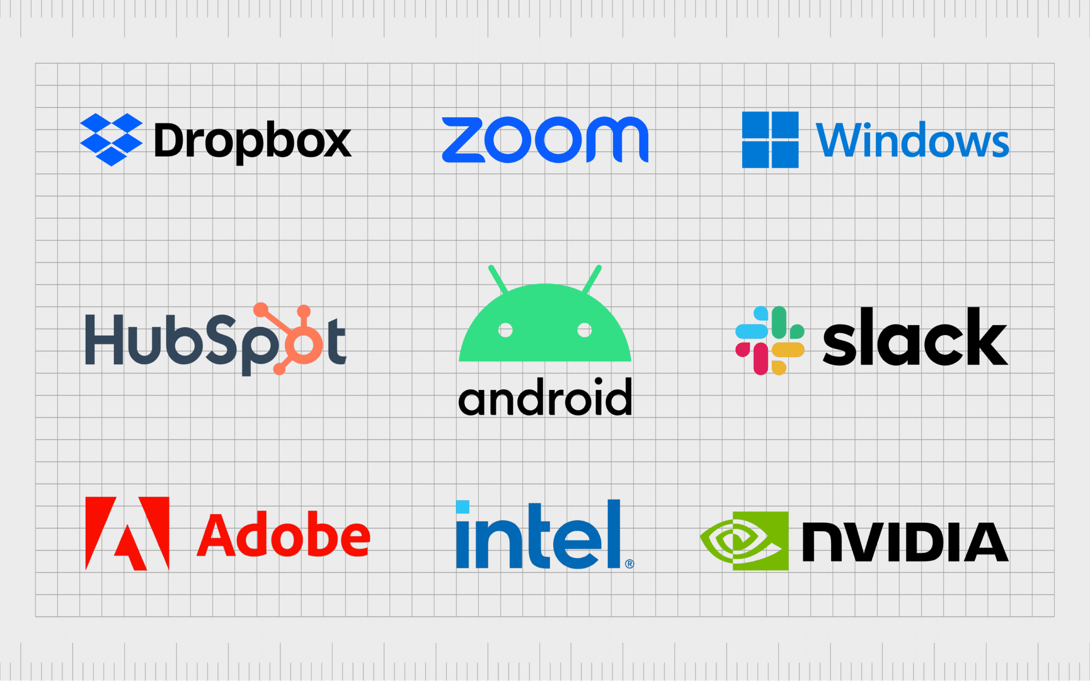 computer software logos and names