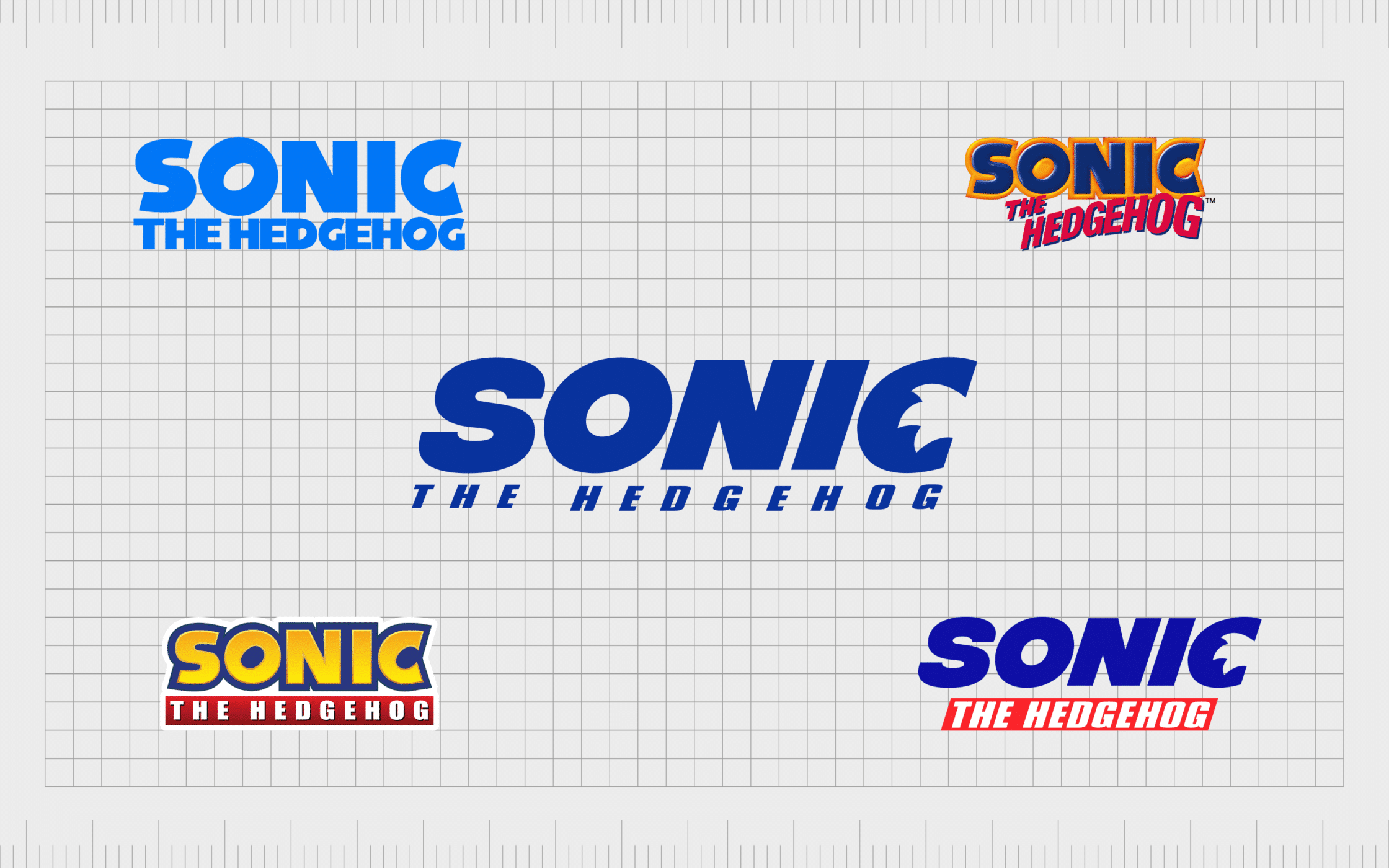 Sonic The Hedgehog Logos Sonic The Hedgehog Logos