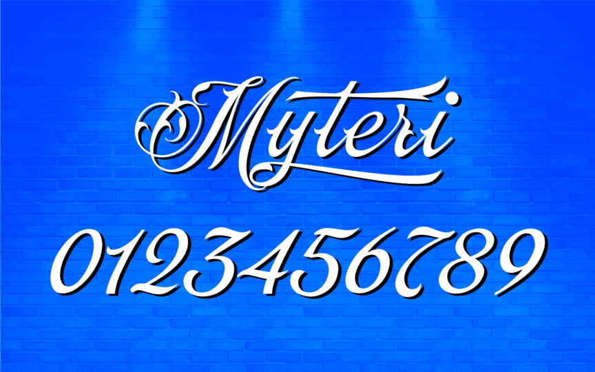 Myteri Tattoo Font - Download Free Font