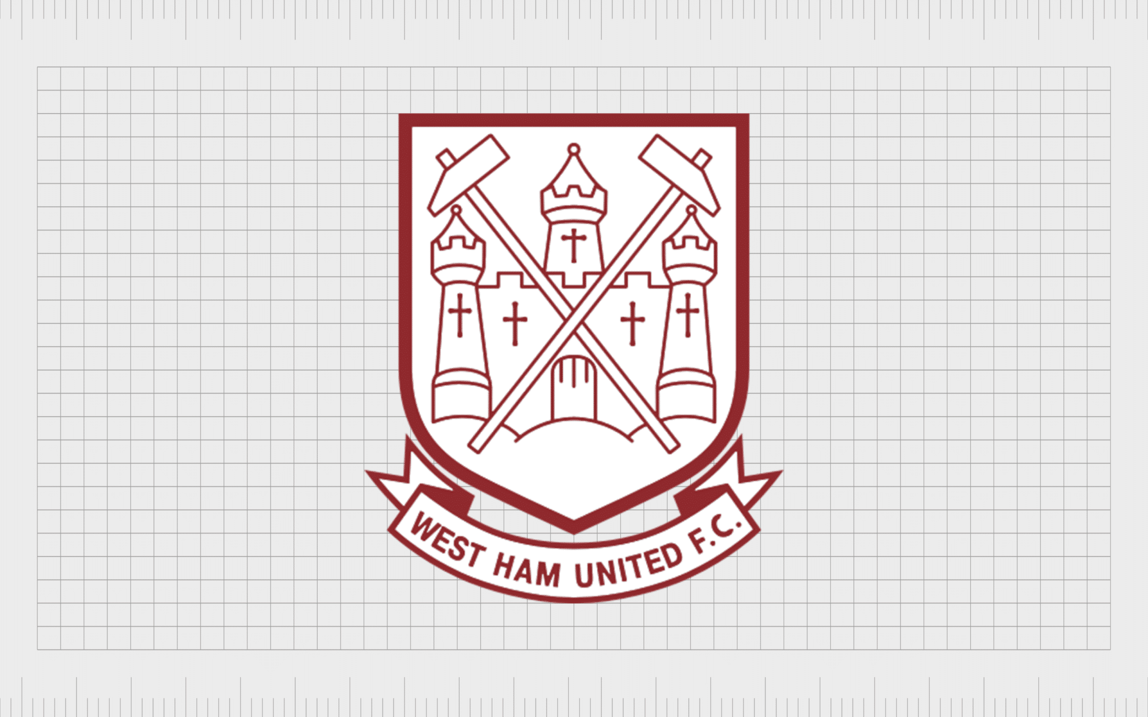 Toalha West Ham The Hammers - Praia 70x140 Cm Algodão Oficial