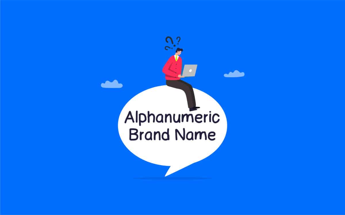 What are alphanumeric brand names