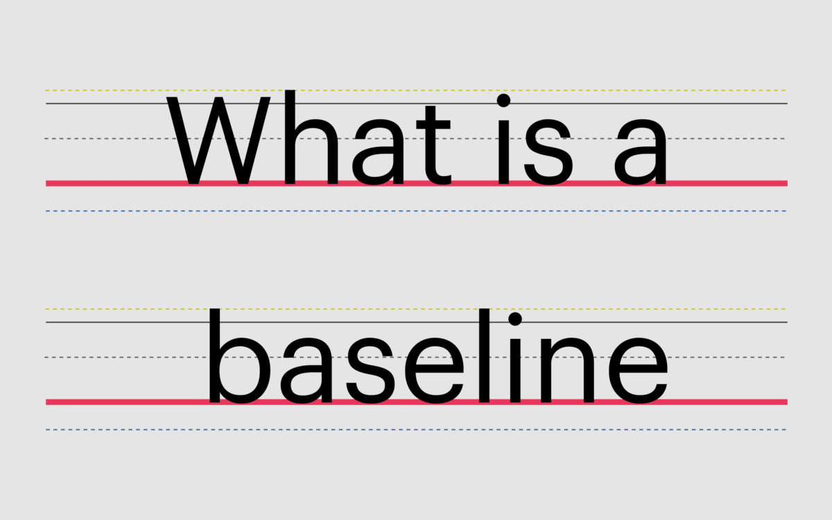 What Is A Baseline In Typography