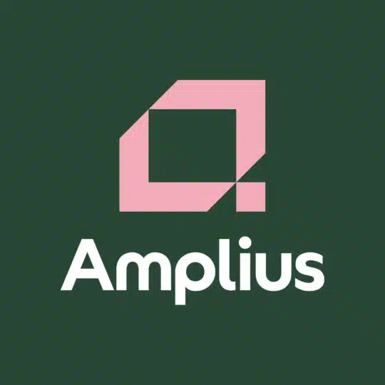 Amplius logo vertical lockup