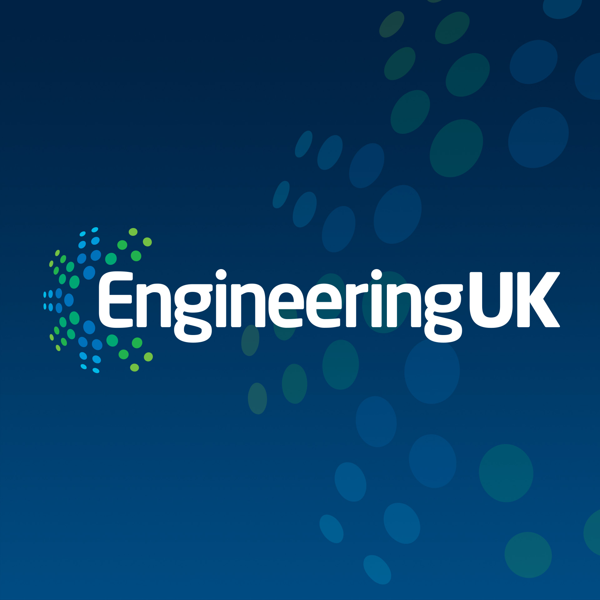 EngineeringUK logo on a blue branded background
