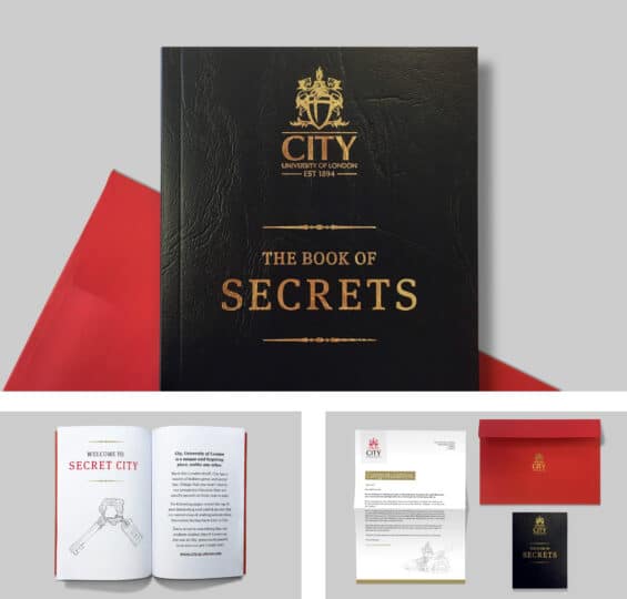 College Campaign Messaging — City University, Book of Secrets