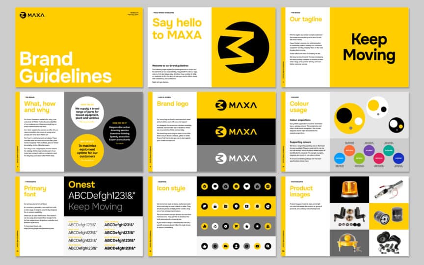 MAXA brand guidelines
