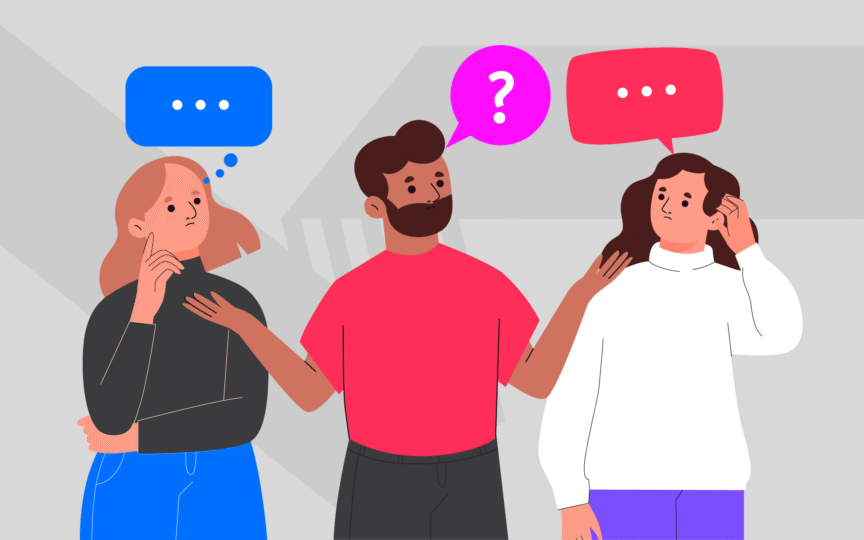 Three people impacted by poor brand guideline implementation.