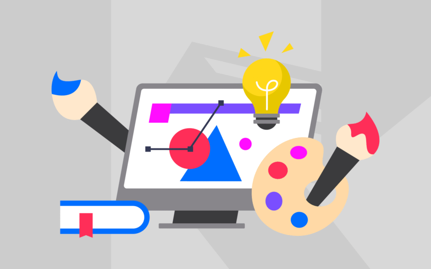 Illustration depicting identity elements.