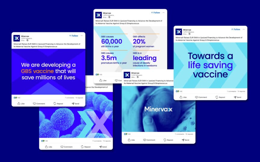 MinervaX visual identity by Fabrik Brands.